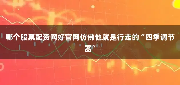 哪个股票配资网好官网仿佛他就是行走的“四季调节器”