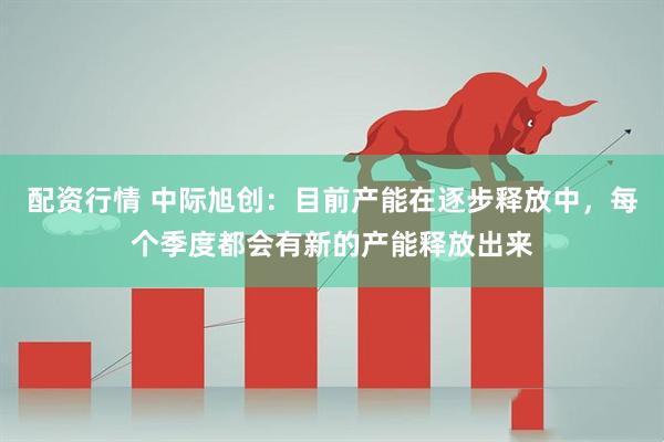 配资行情 中际旭创：目前产能在逐步释放中，每个季度都会有新的产能释放出来